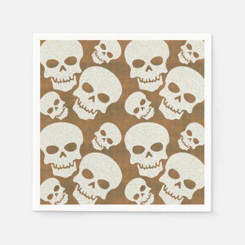 Skull Graphic Pattern Design Paper Napkins