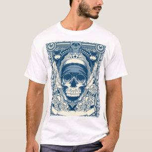 Skull Graphic T-shirt – Dark Gothic Design