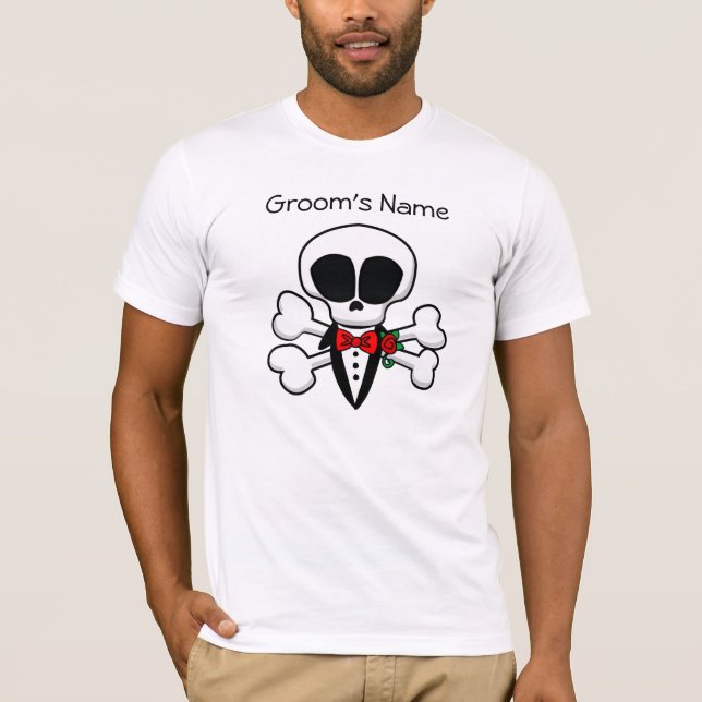 Skull Groom Fully Customizable T-Shirt (Front)