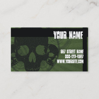 Skull Grunge Business Card