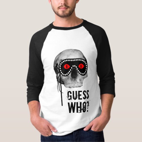 Skull _ Guess Who customizable T_Shirt