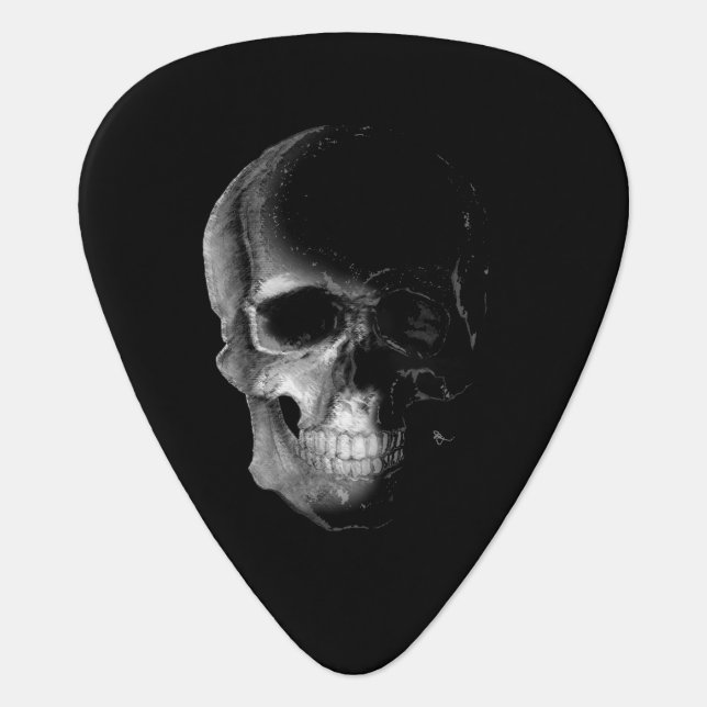 Skull Guitar Pick (Front)