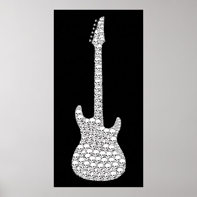 Skull Guitar Poster (Front)