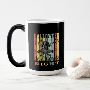Skull Gun, Halloween Night Color Morph Mug