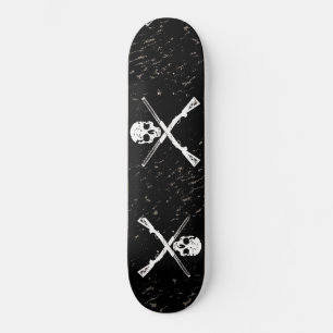 Skull & Guns Skateboard by Bradley Boness Deck