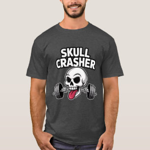 Skull Gym Motivational Workout Powerlifting Boys T-Shirt
