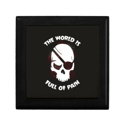 Skull Halloween Dark Black Scary Gift Box