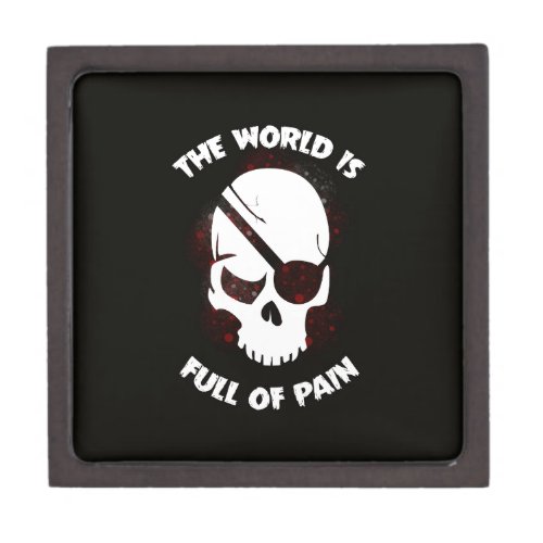 Skull Halloween Dark Black Scary Jewelry Box