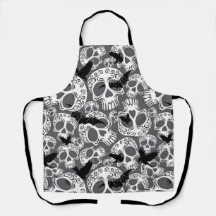 Skull Halloween Decorative Calaveras Apron