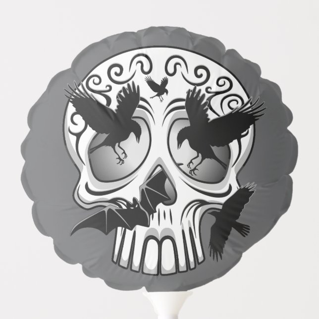 Skull Halloween Decorative Calaveras Balloon (Front)