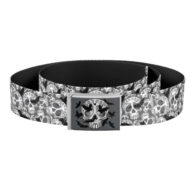 Skull Halloween Decorative Calaveras Belt (Coil)