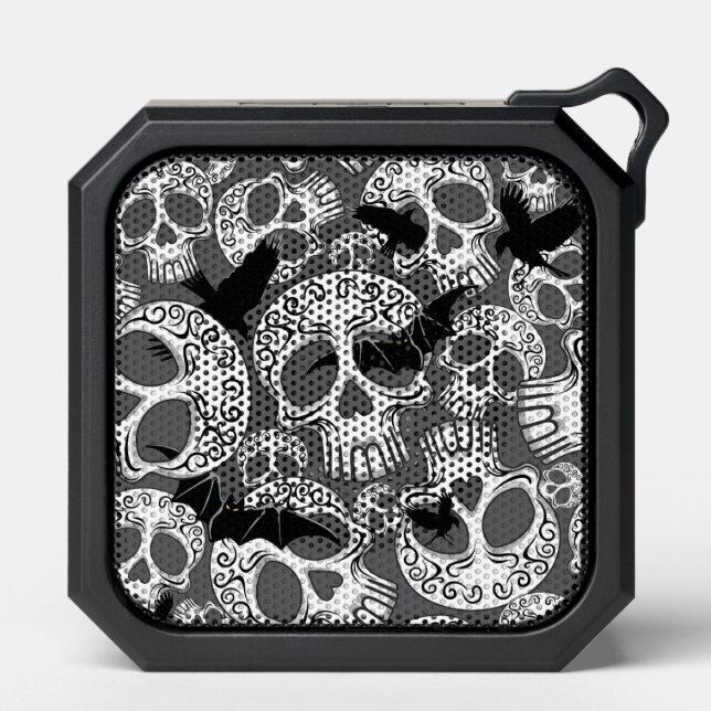 Skull Halloween Decorative Calaveras Bluetooth Speaker (Front)