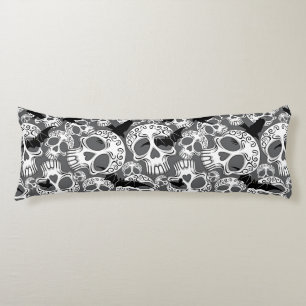 Skull Halloween Decorative Calaveras Body Pillow
