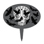 Skull Halloween Decorative Calaveras Cake Topper