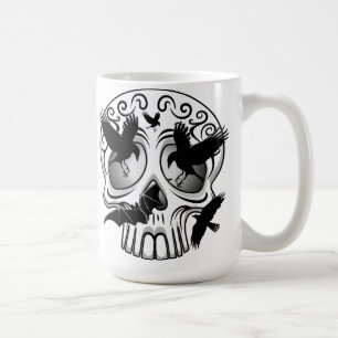Skull Halloween Decorative Calaveras Coffee Mug