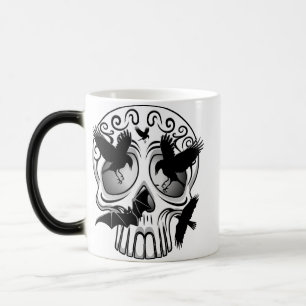 Skull Halloween Decorative Calaveras Color Morph Mug