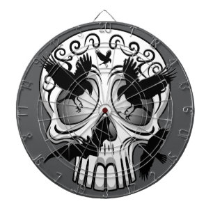 Skull Halloween Decorative Calaveras Dart Board