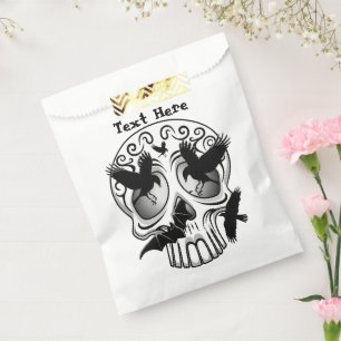 Skull Halloween Decorative Calaveras Favor Bag