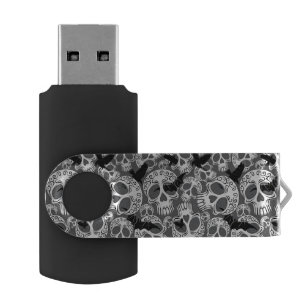 Skull Halloween Decorative Calaveras Flash Drive