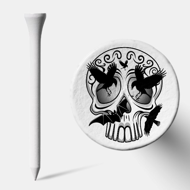 Skull Halloween Decorative Calaveras Golf Tees (Combo)