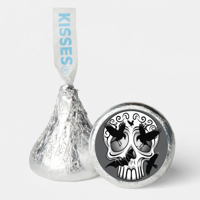 Skull Halloween Decorative Calaveras Hershey®'s Kisses® (Front)