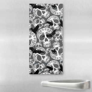 Skull Halloween Decorative Calaveras Magnetic Notepad