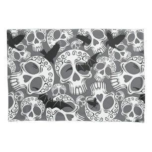 Skull Halloween Decorative Calaveras Pillow Case