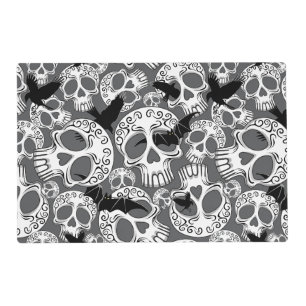 Skull Halloween Decorative Calaveras Placemat