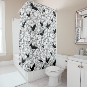 Skull Halloween Decorative Calaveras Shower Curtain