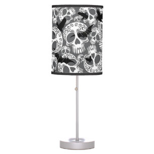 Skull Halloween Decorative Calaveras Table Lamp