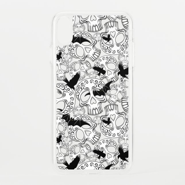 Skull Halloween Decorative Calaveras Uncommon iPhone Case (Back)