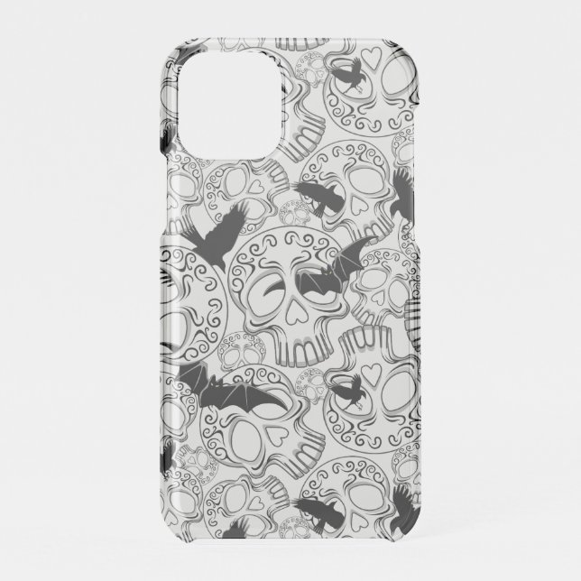 Skull Halloween Decorative Calaveras Uncommon iPhone Case (Back)