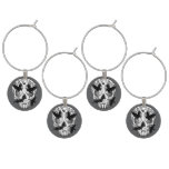 Skull Halloween Decorative Calaveras Wine Charm