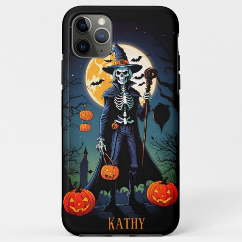 Skull Halloween gothic  iPhone 11 Pro Max Case