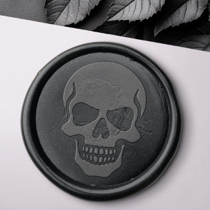 Skull Halloween horror spooky Halloween Wax Seal Sticker