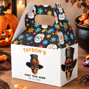 Skull Halloween Kids Costume Party – Cute & Spooky Favor Boxes