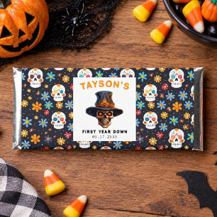 Skull Halloween Kids Costume Party – Cute & Spooky Hershey Bar Favors