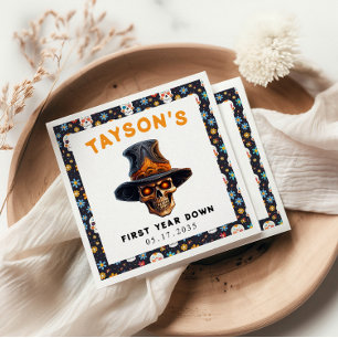 Skull Halloween Kids Costume Party – Cute & Spooky Napkins