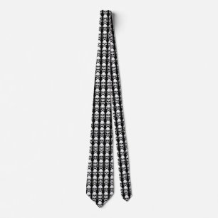 skull halloween neck tie