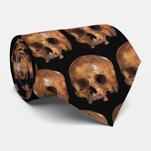 Skull Halloween Neck Tie