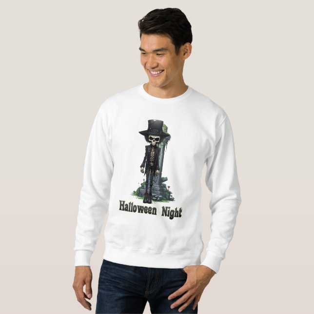 Skull Halloween Night Sweatshirt (Front Full)