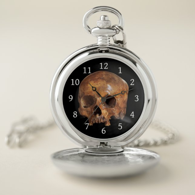 Skull Halloween Pocket Watch (Inside)