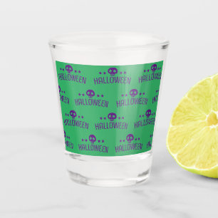 Skull Halloween Shot Glass