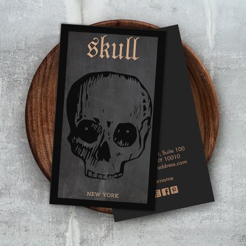 Skull Halloween Theme Earring Display Card