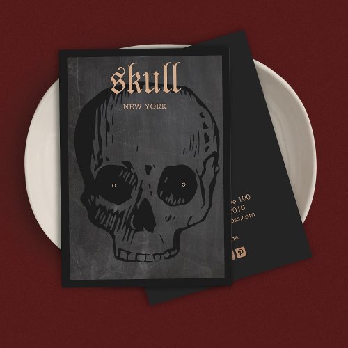 Skull Halloween Theme Earring Display Card