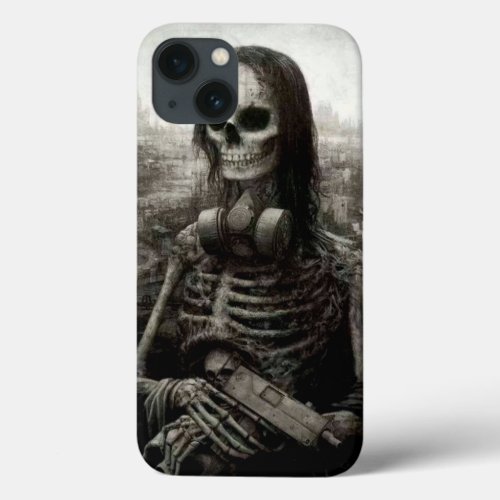 skull haloween iPhone 13 case