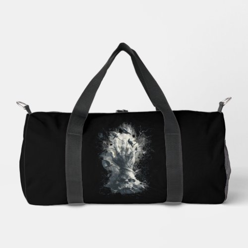 Skull Hand Ravens Gothic Dark Art Duffle Bag