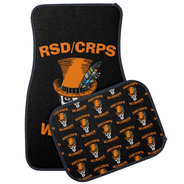 Skull/Hat...RSD/CRPS Car Floor Mat (Set)