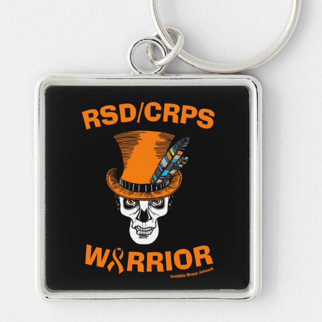 Skull/Hat...RSD/CRPS Keychain (Front)
