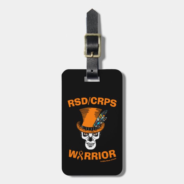 Skull/Hat...RSD/CRPS Luggage Tag (Front Vertical)